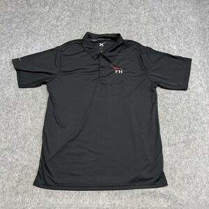 SpaceX Polo Shirt Mens 3X Black FH Logo Short Sleeve Performance Golf Casual